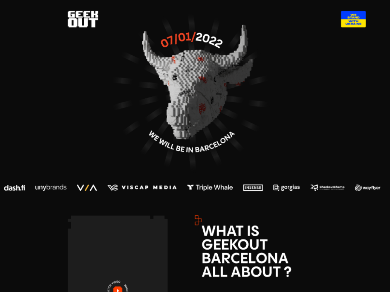 Barcelona — E-commerce Conference Landing — screenshot 2