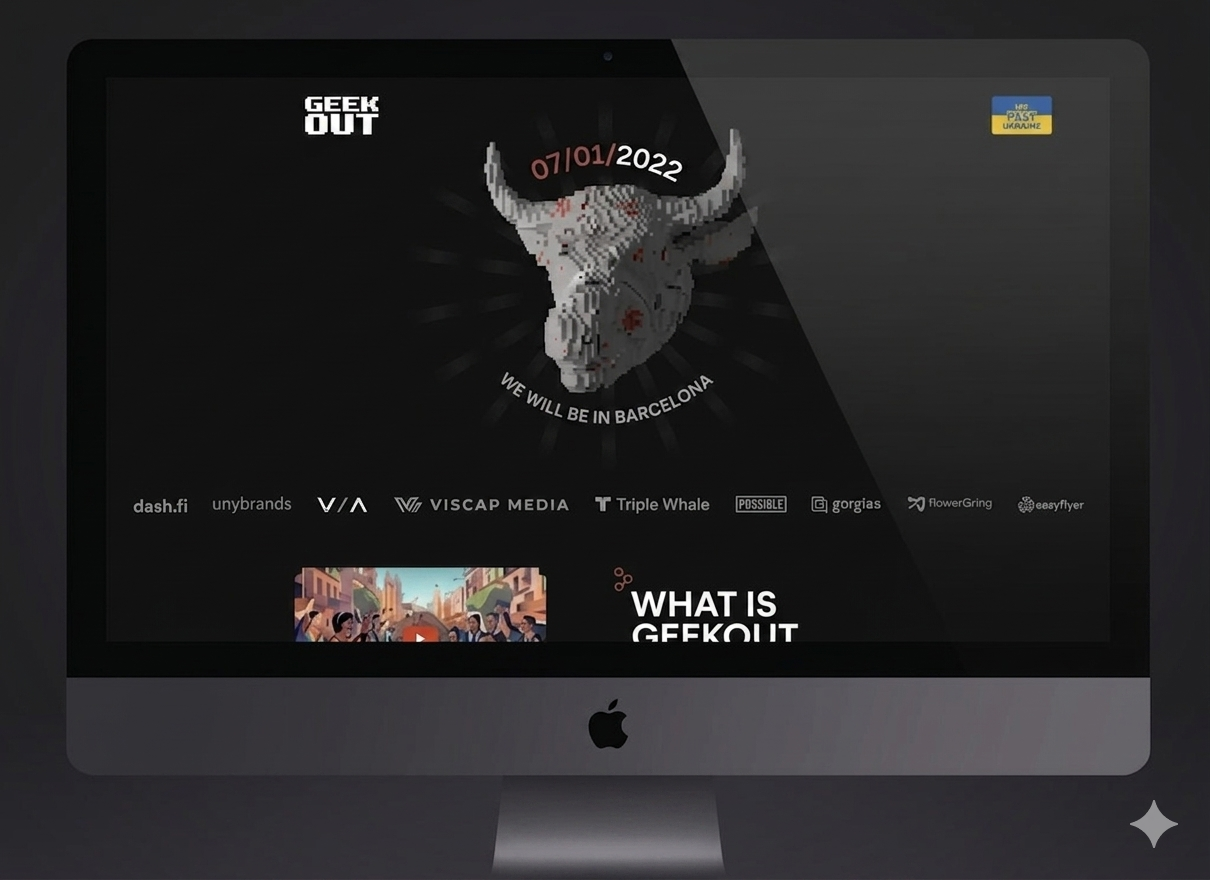 Barcelona — E-commerce Conference Landing — screenshot 1