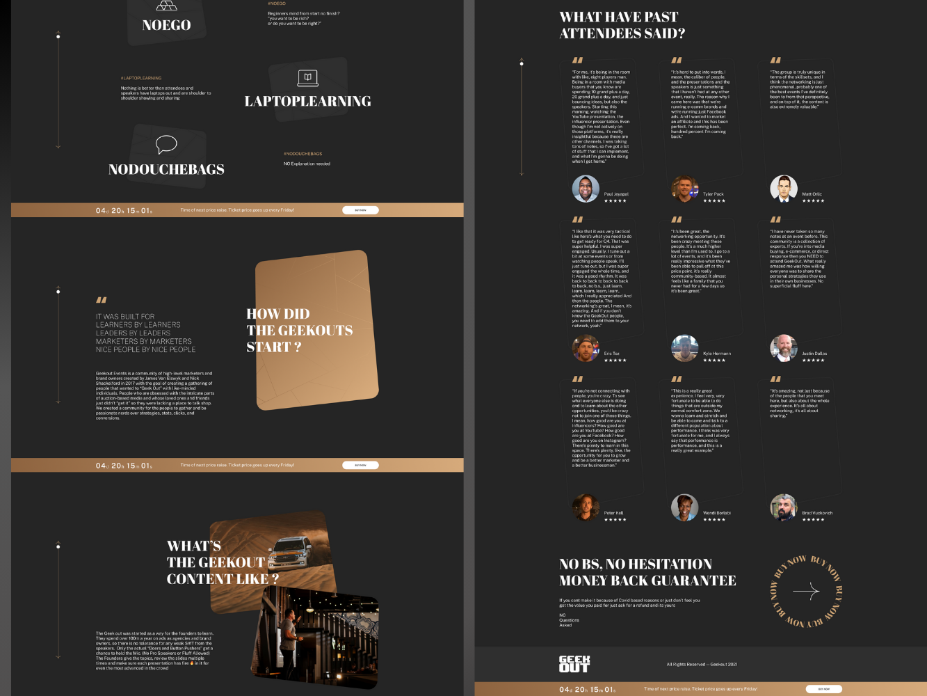 Event — E-commerce Conference Landing — screenshot 2