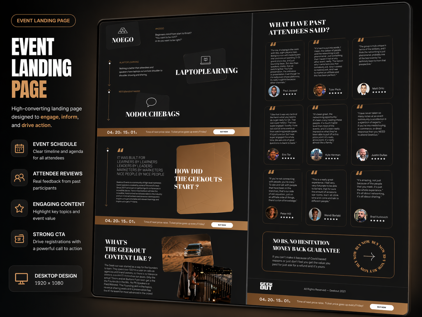 Event — E-commerce Conference Landing — screenshot 1